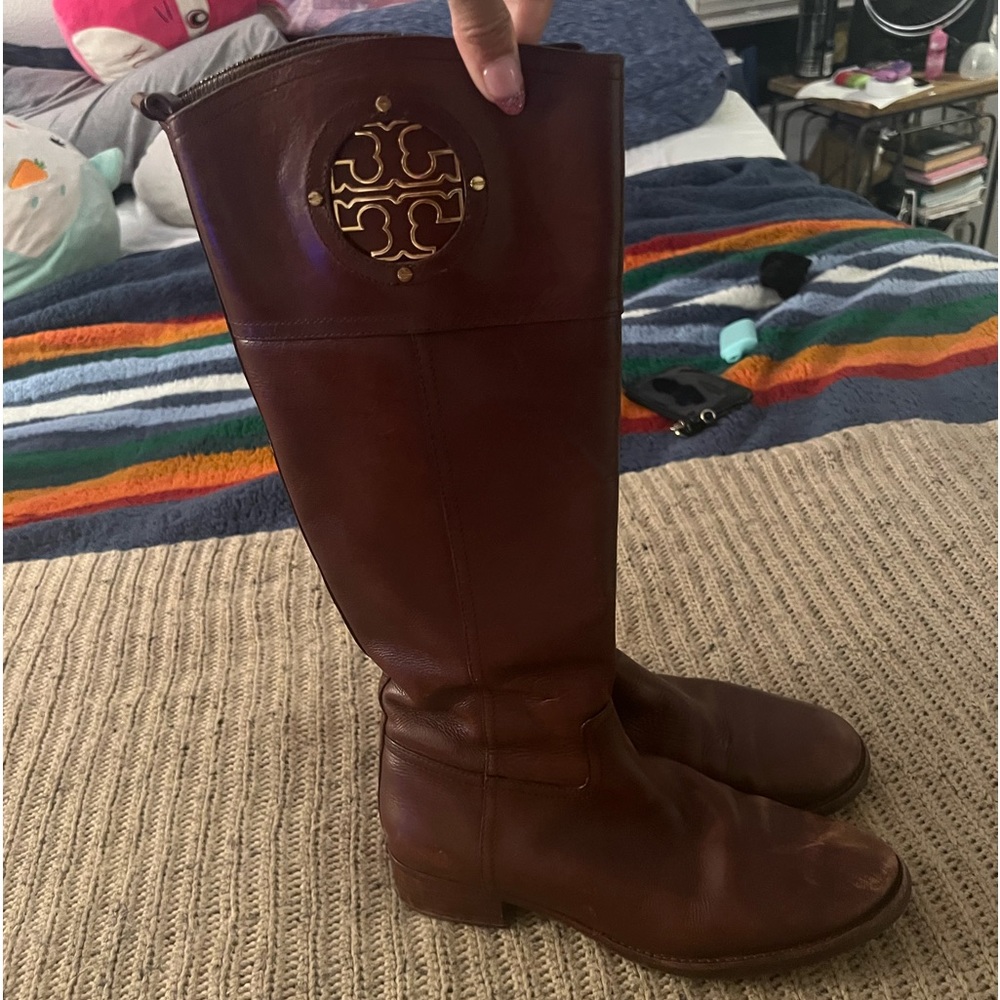 Tory Burch DAMAGE Riding Booots - Picture 2 of 9